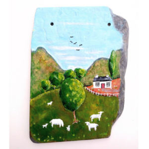 Sheep & Cottage