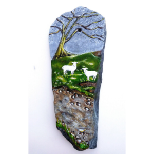 Sheep, River & Tree SOLD!