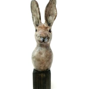'Hector' Hare Air Dry Clay Sculpture *SOLD*