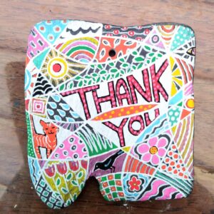 Thank You Decorative Welsh Slate