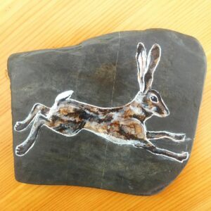 Hare Slate Coaster *SOLD*